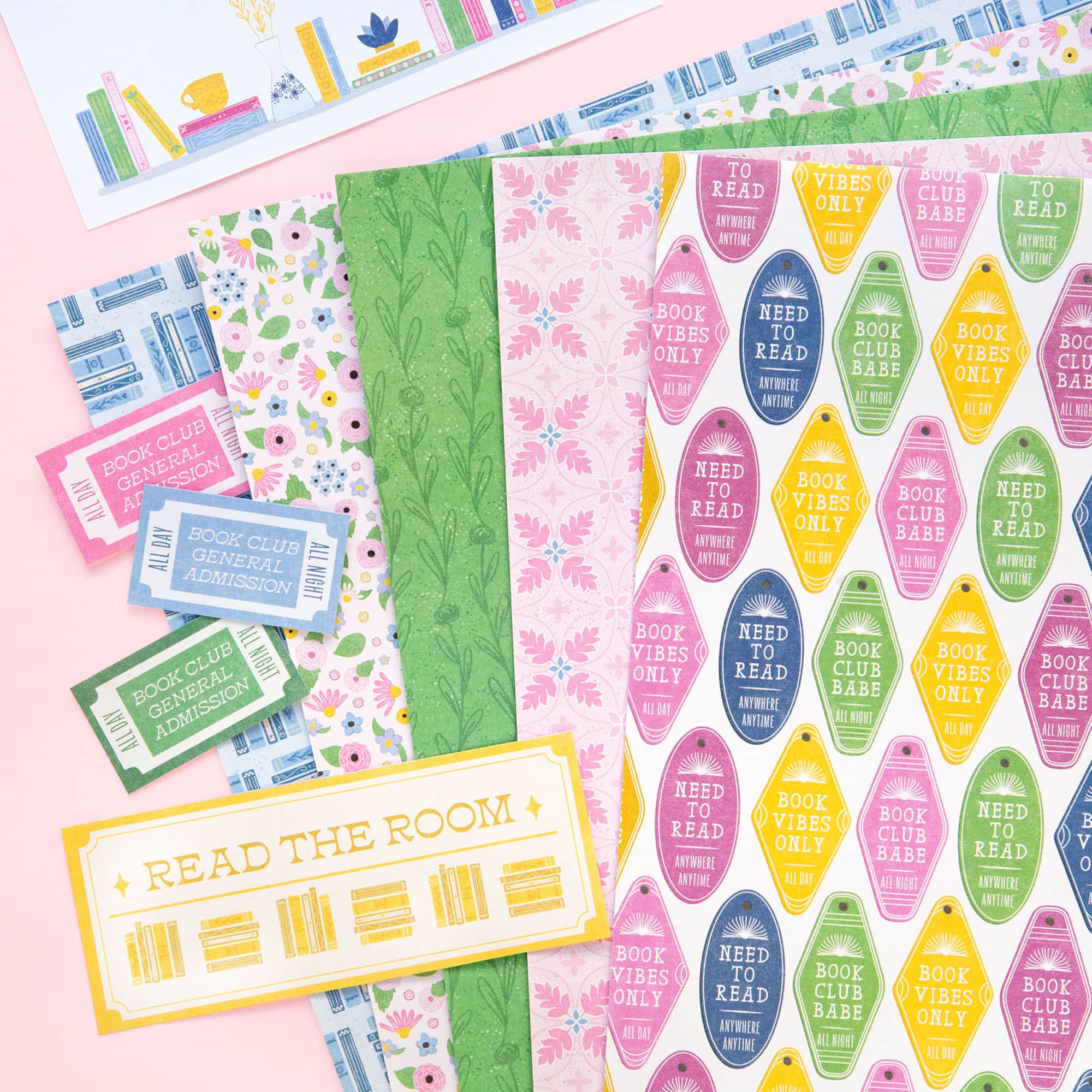 Craft Smith 12" x 12" Book Club Paper Pad, 48 Sheets